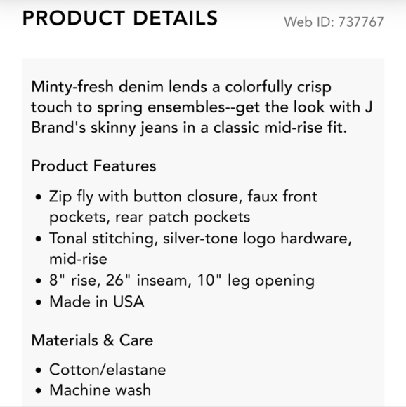 Jbrand Skinny Capris Jeans - Picture 13 of 15